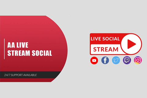 Расширение AA Live Stream Social Joomla расширение AA Live Stream Social