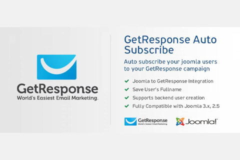 Joomla расширение GetResponse Auto Subscribe