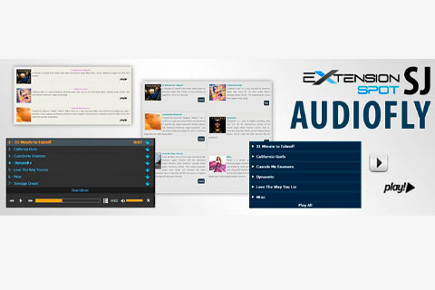 Joomla расширение SJ HTML5 AudioFly