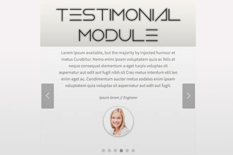 Joomla расширение TC Testimonial Module