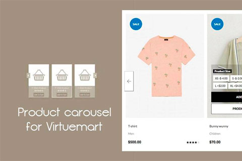 Joomla расширение OL Product Carousel for VirtueMart