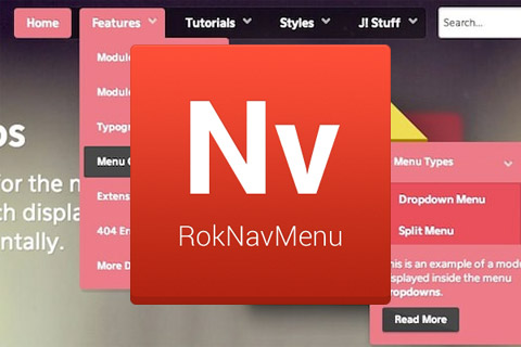 Joomla расширение RokNavMenu