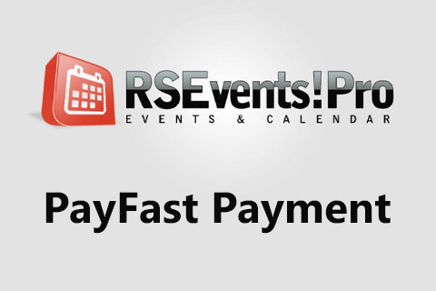 Joomla расширение PayFast Payment for RSEvents! Pro