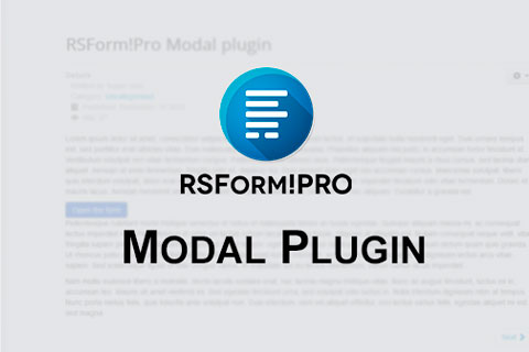 RSForm! Pro Modal