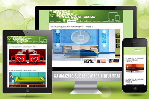 Joomla расширение SJ Amazing Slideshow for VirtueMart