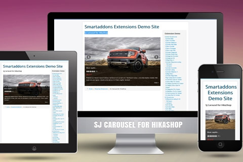 Joomla расширение SJ Carousel for HikaShop