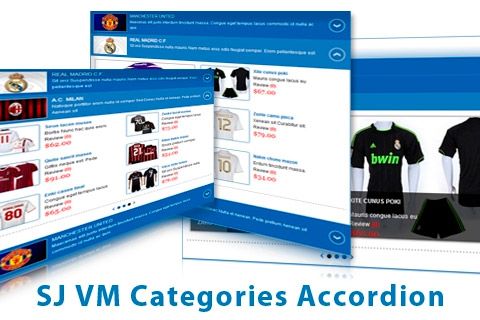 SJ Categories Accordion for Virtuemart