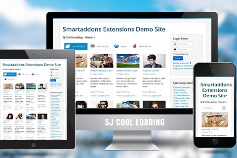 Joomla расширение SJ Cool Loading
