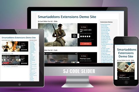 Joomla расширение SJ Cool Slider for K2