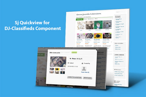 Joomla расширение SJ Quickview for DJ-Classifieds