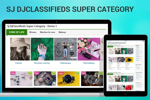 Joomla расширение SJ Super Category for DJ-Classifieds