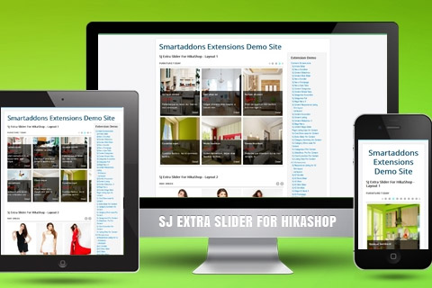 Joomla расширение SJ Extra Slider for Hikashop