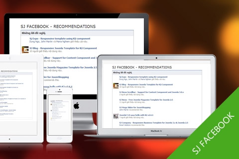 Joomla расширение SJ FaceBook