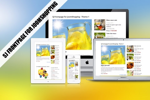 Joomla расширение SJ Frontpage for JoomShopping