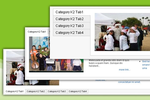 Joomla расширение SJ K2 Simple Tabs