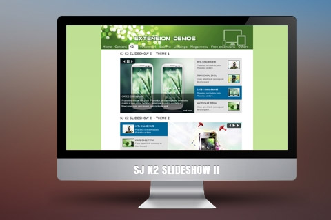 Joomla расширение SJ K2 SlideShow II