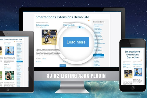 Joomla расширение SJ Listing Ajax for K2