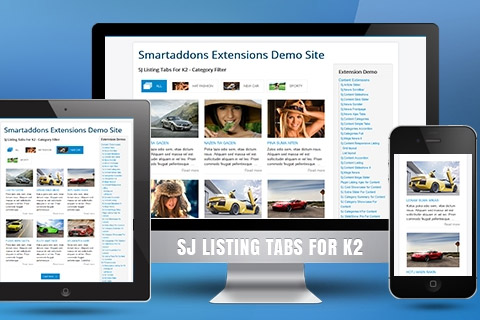 Joomla расширение SJ Listing Tabs for K2