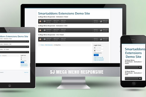 Joomla расширение SJ Mega Menu