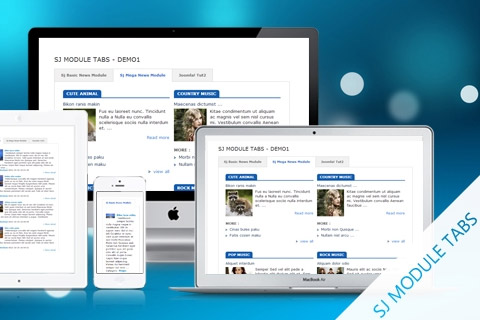 Joomla расширение SJ Module Tabs