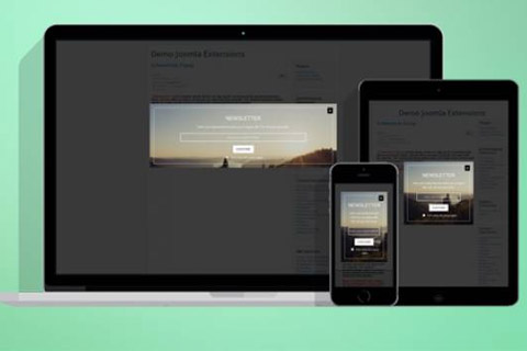 Joomla расширение SJ Newsletter Popup
