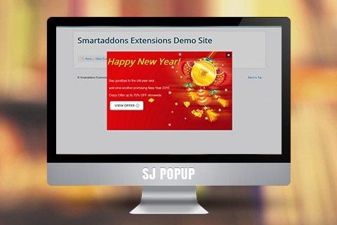 Joomla расширение SJ Popup