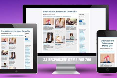 Joomla расширение SJ Responsive Items for Zoo