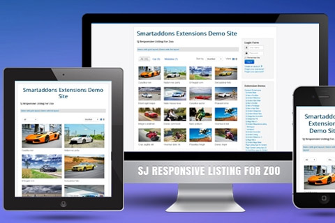 Joomla расширение SJ Responsive Listing for Zoo