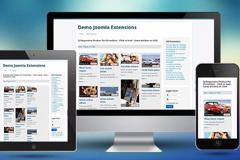 Joomla расширение SJ Responsive Product for VirtueMart