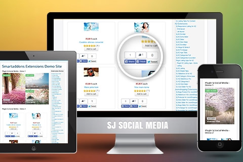 Joomla расширение SJ Social Media