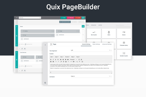 Quix PageBuilder