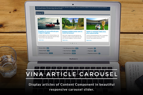 Joomla расширение Vina Article Carousel
