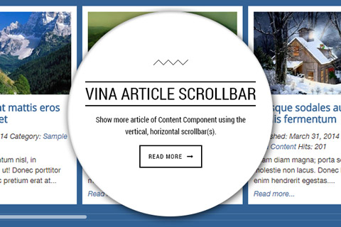 Joomla расширение Vina Article Scrollbar