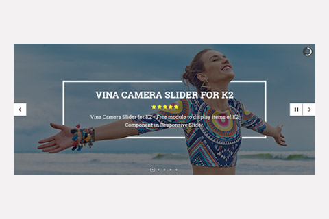 Joomla расширение Vina Camera Slider for K2