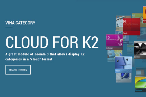 Joomla расширение Vina Category Cloud for K2
