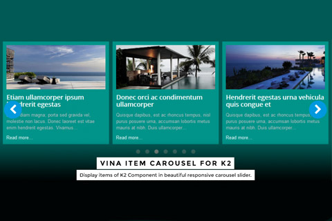 Vina Item Carousel for K2