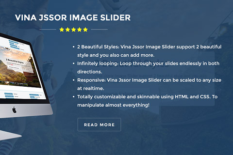 Joomla расширение Vina Jssor Image Slider