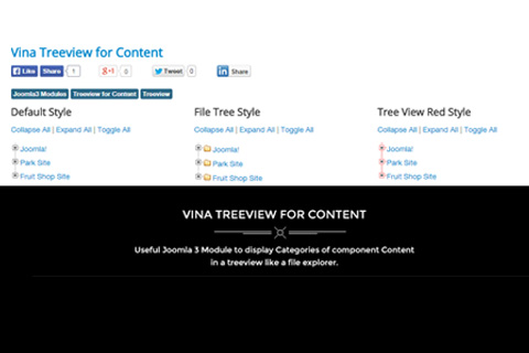 Vina Treeview for Content