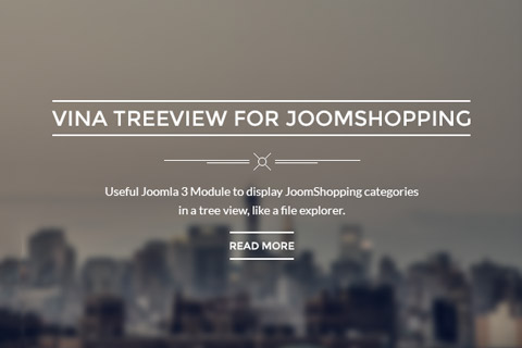 Joomla расширение Vina Treeview for JShopping 