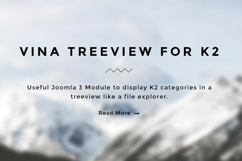 Joomla расширение Vina Treeview for K2