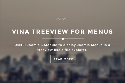 Joomla расширение Vina Treeview for Menus