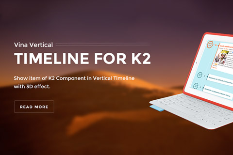 Joomla расширение Vina Vertical Timeline for K2