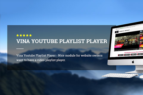 Joomla расширение Vina Youtube Playlist Player