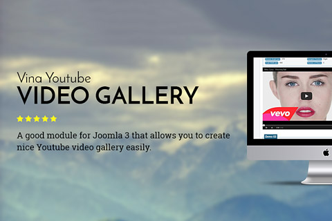 Joomla расширение Vina YouTube Video Gallery