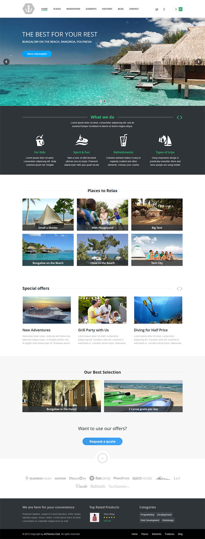 WordPress шаблон AitThemes Anchor