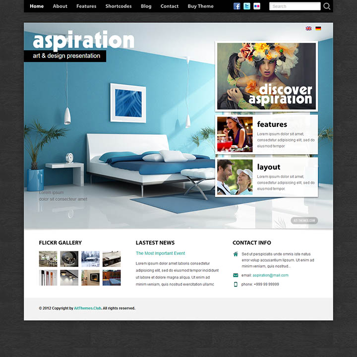 WordPress шаблон AitThemes Aspiration