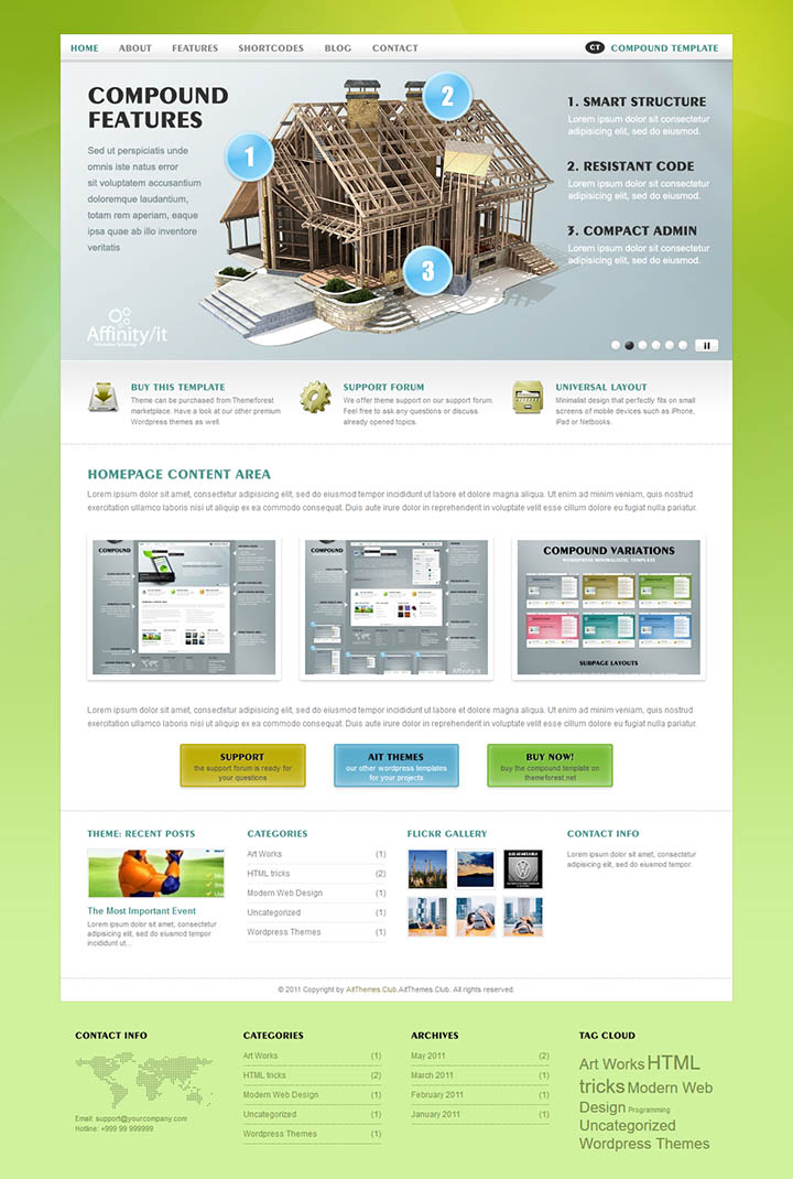 WordPress шаблон AitThemes Compound