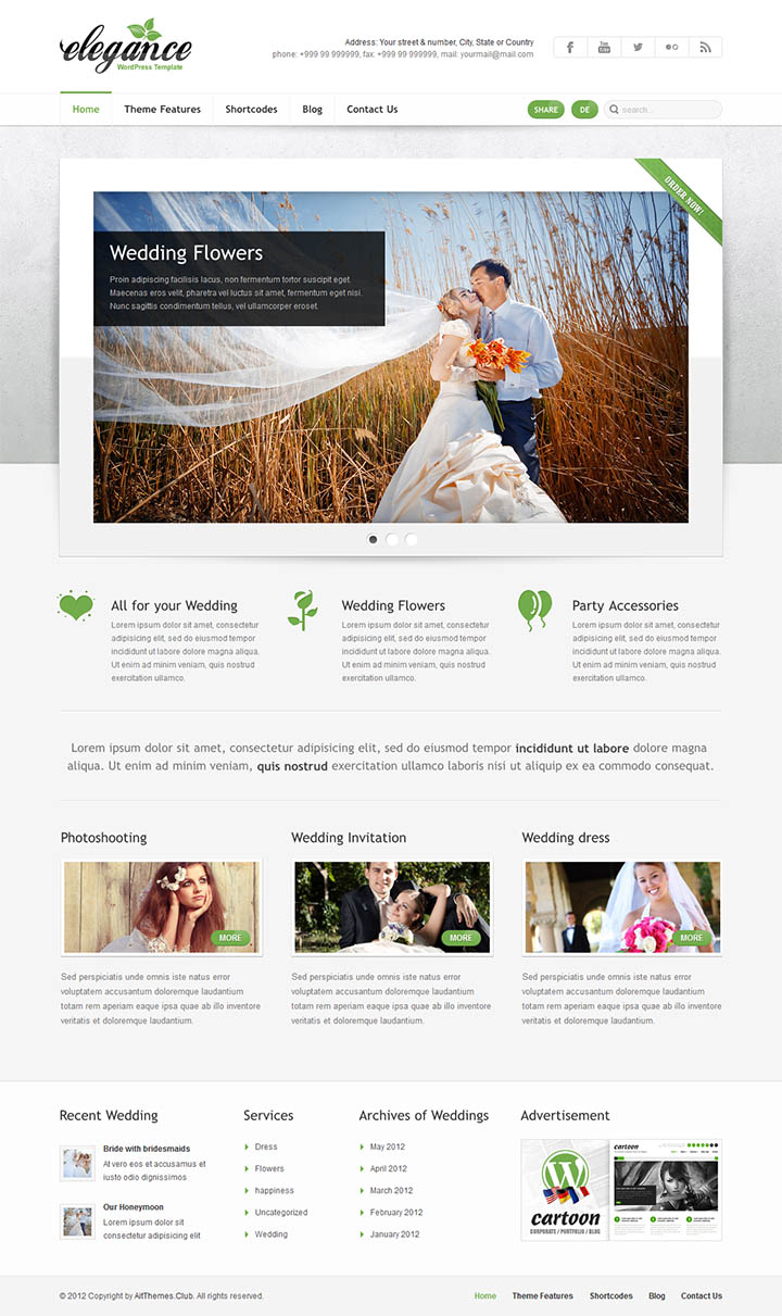 WordPress шаблон AitThemes Elegance