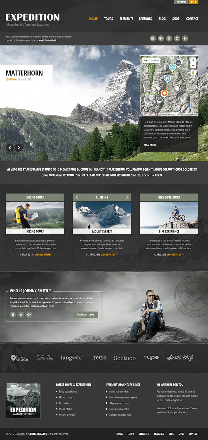 WordPress шаблон AitThemes Expedition