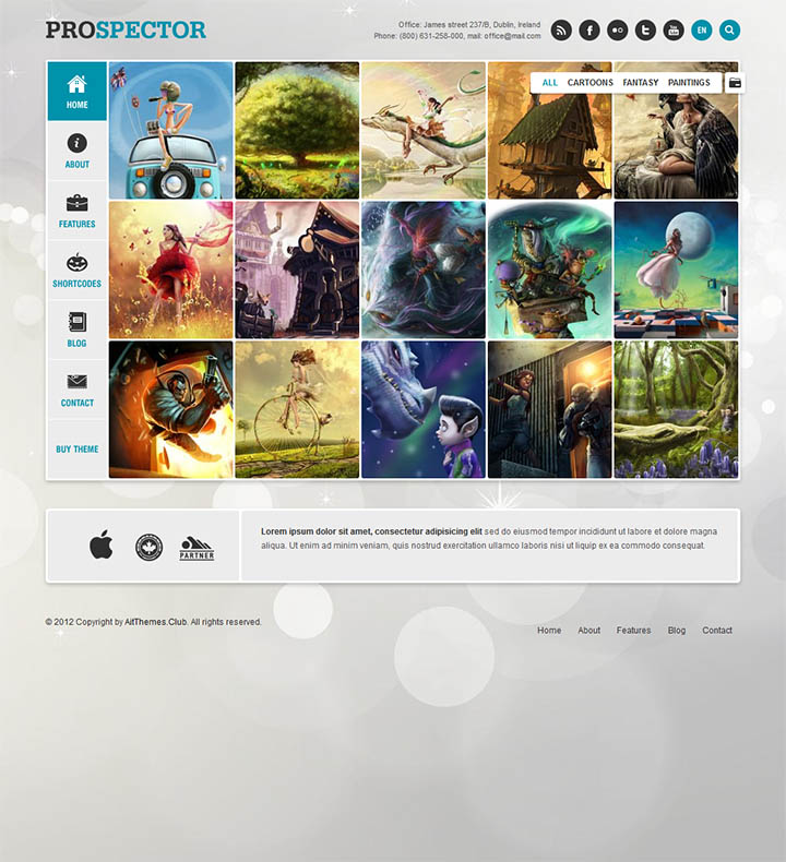 WordPress шаблон AitThemes Prospector